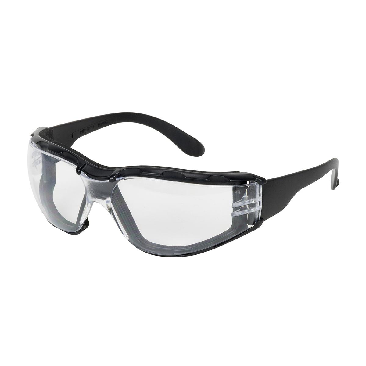 Zenon Z12 Foam Rimless Safety Glasses with Black Temple